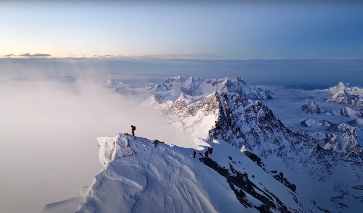 Everest drone face nord