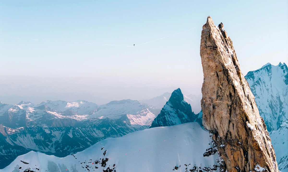 Highline dent du Géant - Mont Mallet
