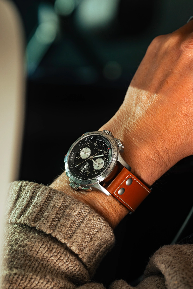 Khaki Aviation X-Wind Auto Chrono