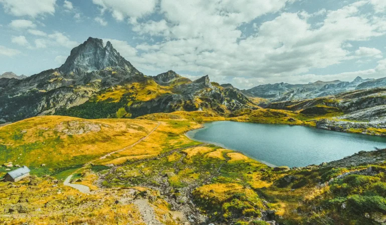 Le Pic du Midi d’Ossau depuis les lacs d’Ayous