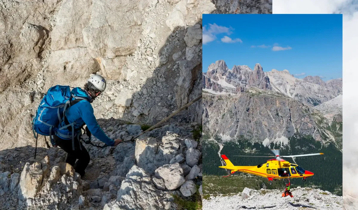 Via ferrata helitreuillage dolomites
