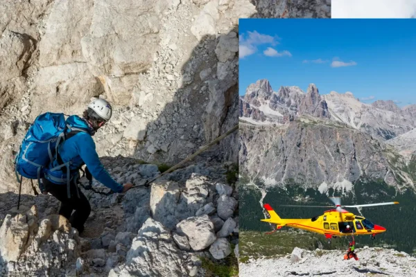Via ferrata helitreuillage dolomites