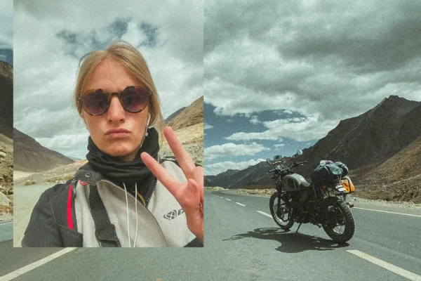 L'inde, seule à moto, Isaure de Belleville