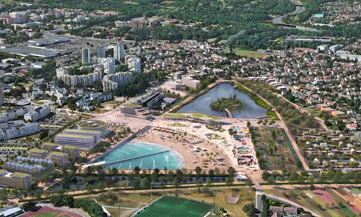 Projet de surfpark à Sevran. 