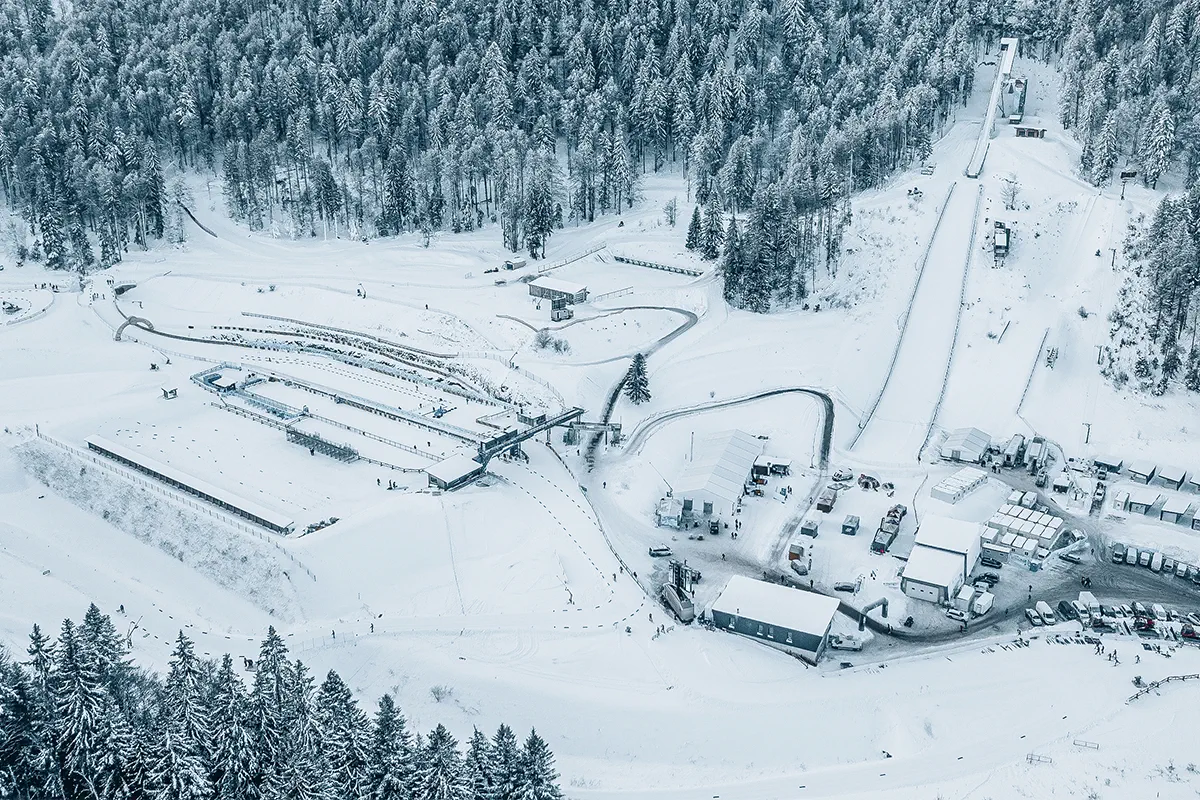 Centre national de ski nordique et de moyenne montagne (CNSNMM) à Prémanon.