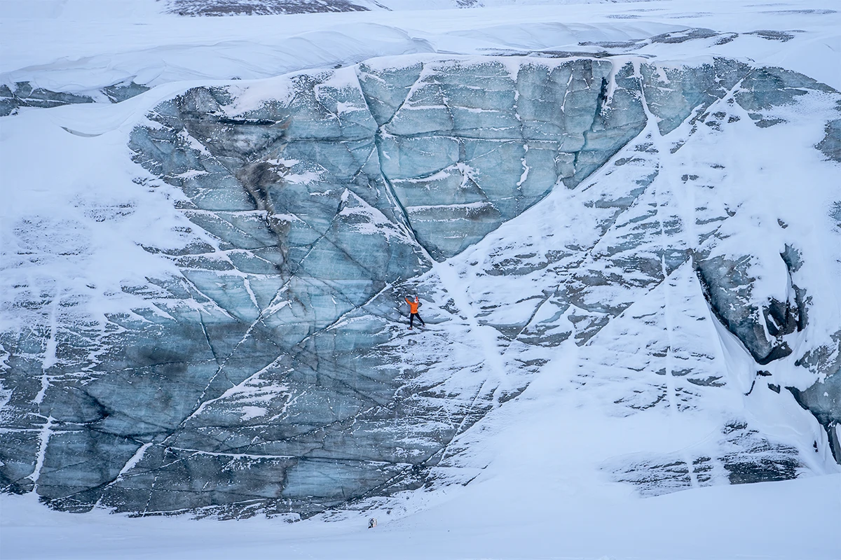 Escalade glacier