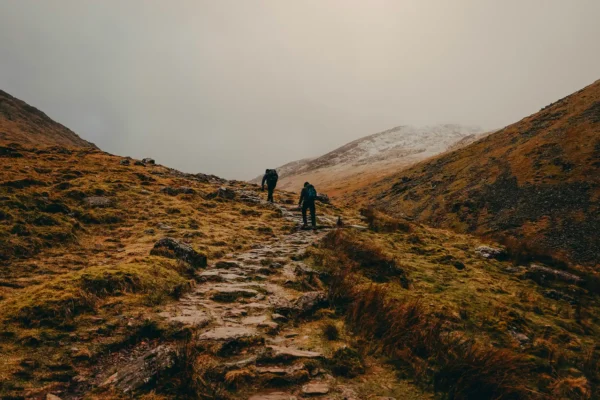 randonneurs aux Scafell Pike