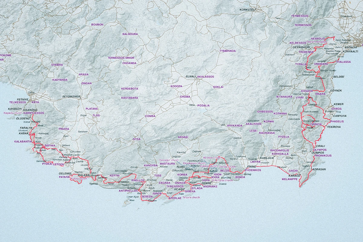 Carte voie Lycienne