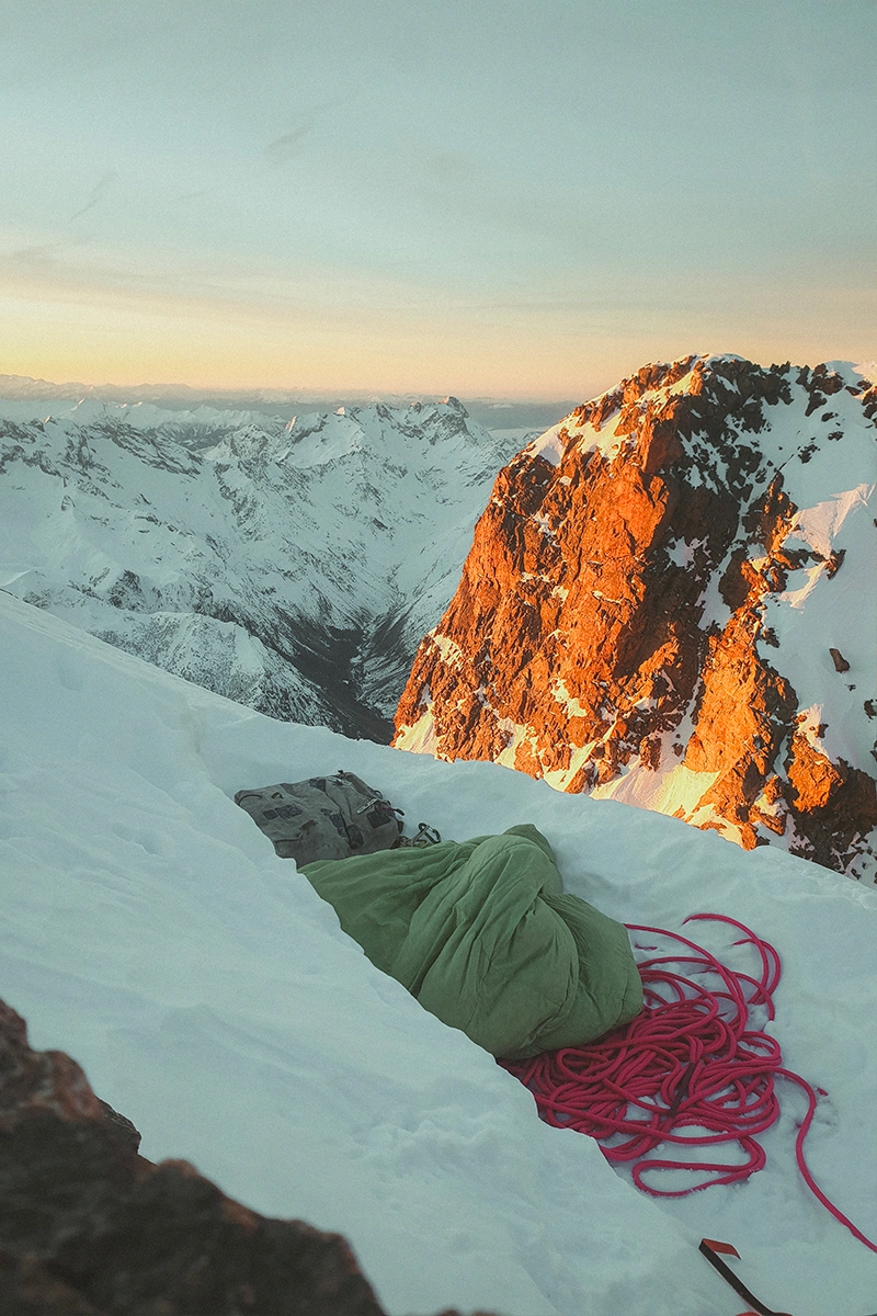 Nicolas Jean Solo auto-assuré face nord de l'Olan