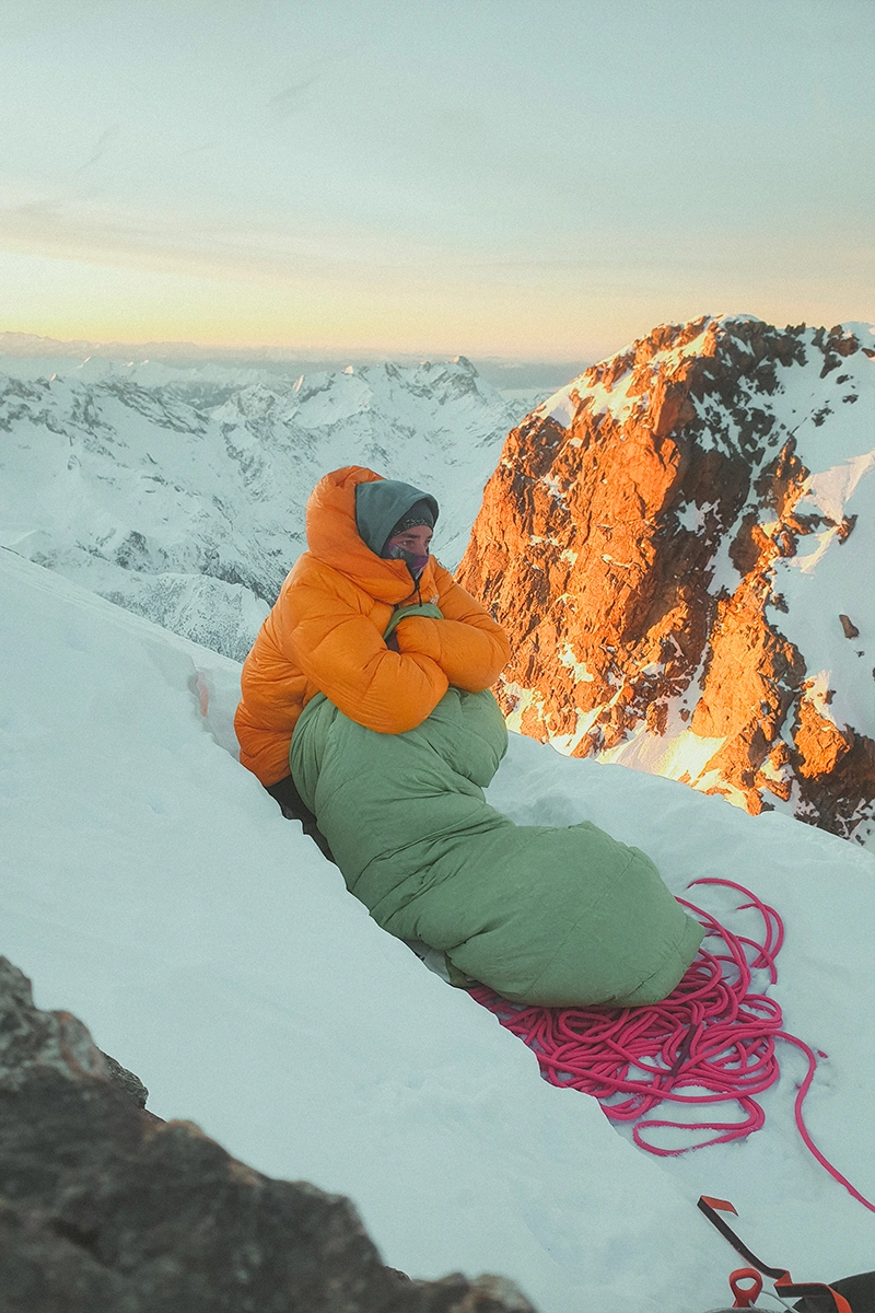 Nicolas Jean Solo auto-assuré face nord de l'Olan