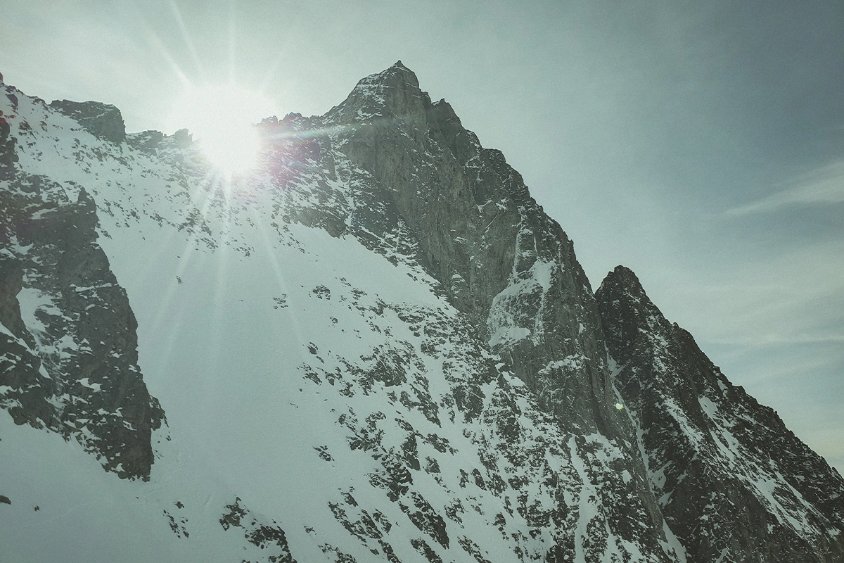 Nicolas Jean Solo auto-assuré face nord de l'Olan