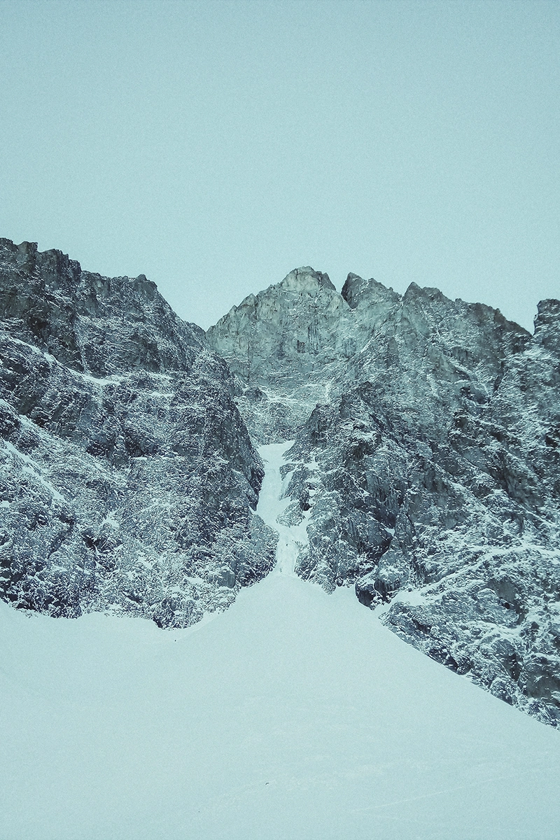 Nicolas Jean Solo auto-assuré face nord de l'Olan