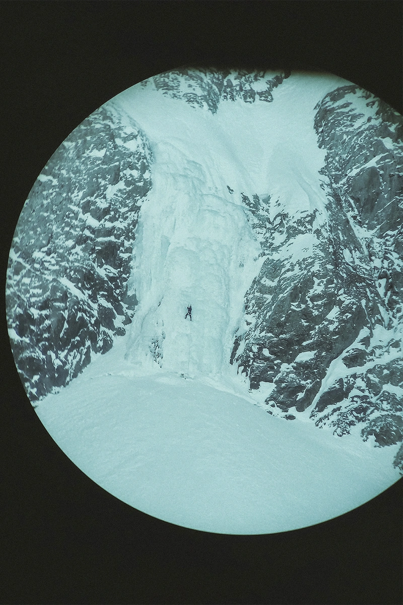 Nicolas Jean Solo auto-assuré face nord de l'Olan