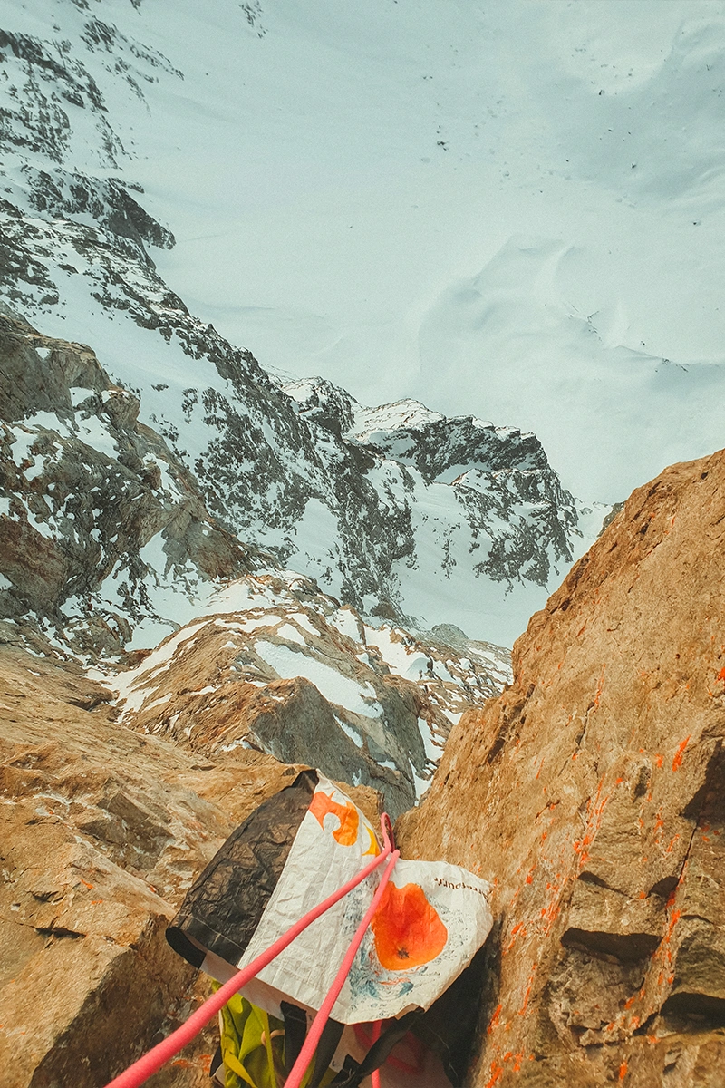 Nicolas Jean Solo auto-assuré face nord de l'Olan
