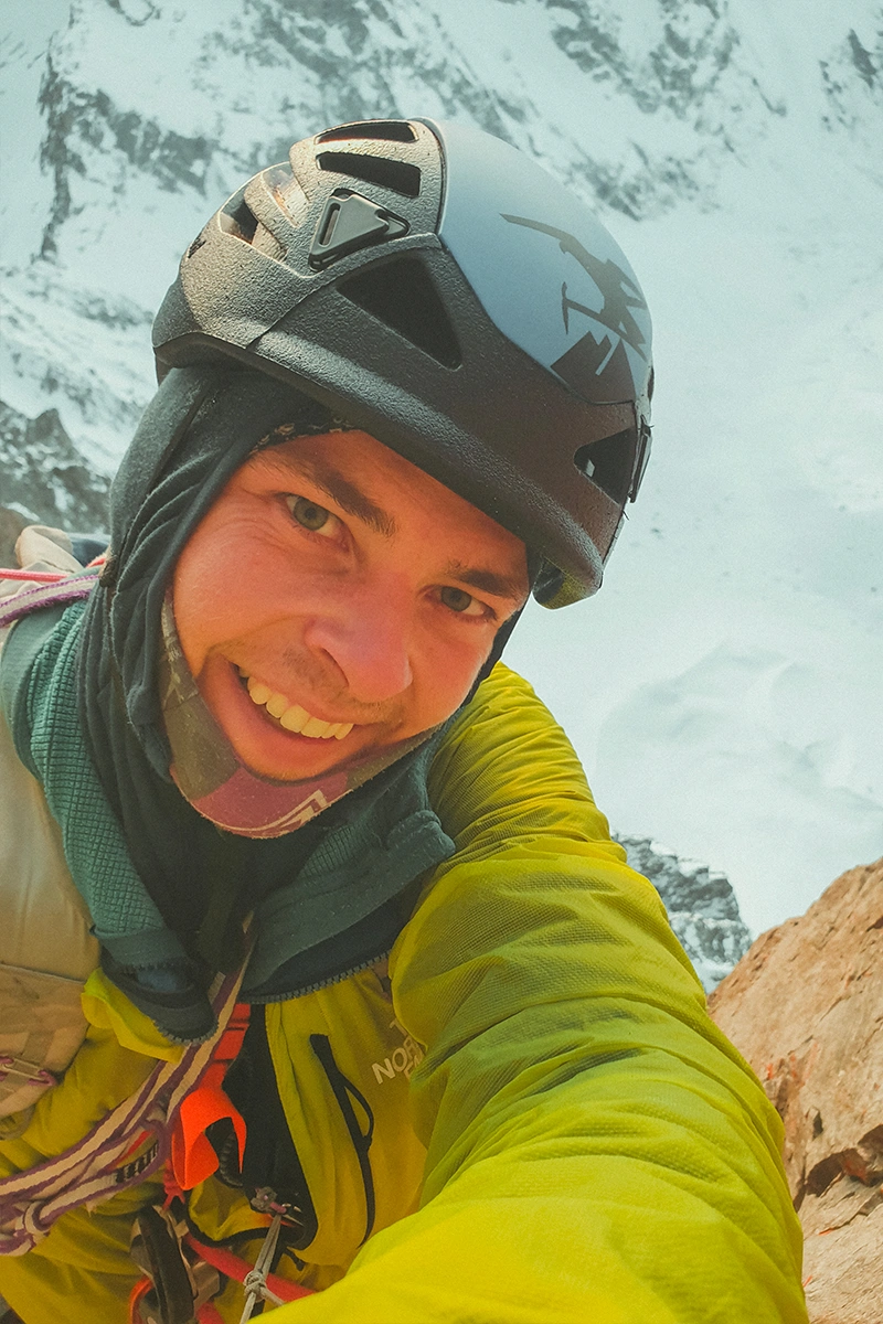Nicolas Jean Solo auto-assuré face nord de l'Olan