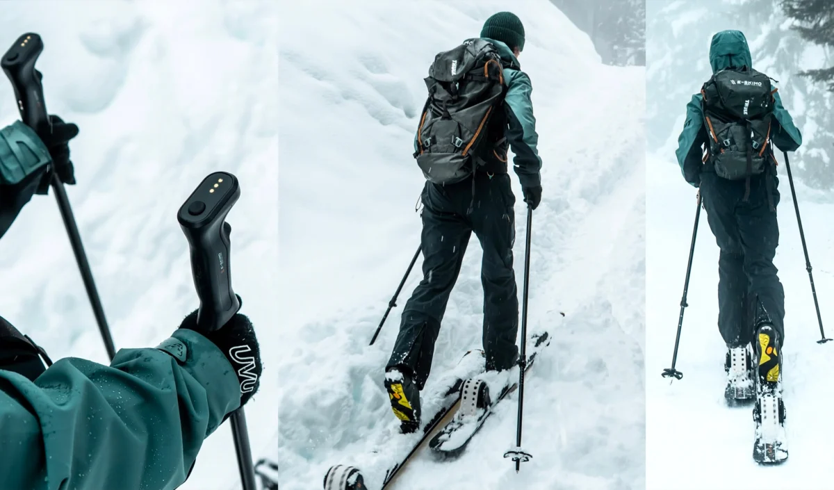 E-skimo test premiers skis de randonnée électriques