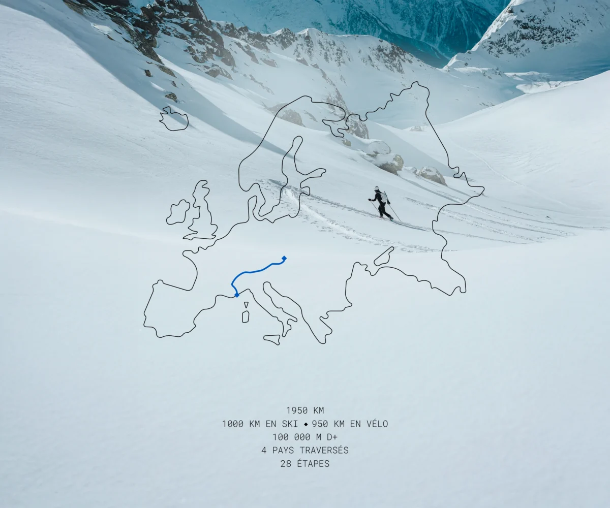 Carte traversée Alpes Mathéo Jacquemoud