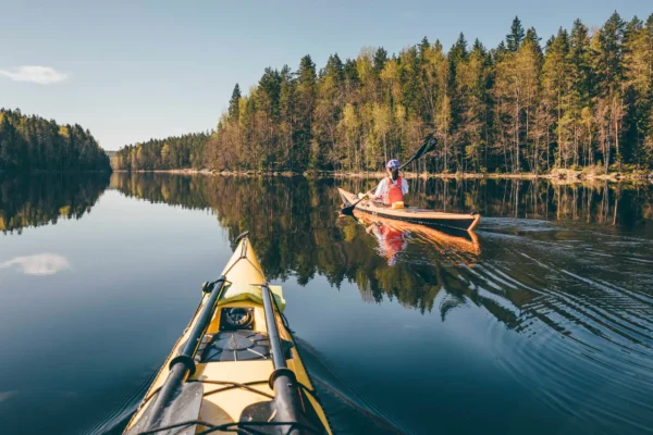 La Finlande l'été, kayak