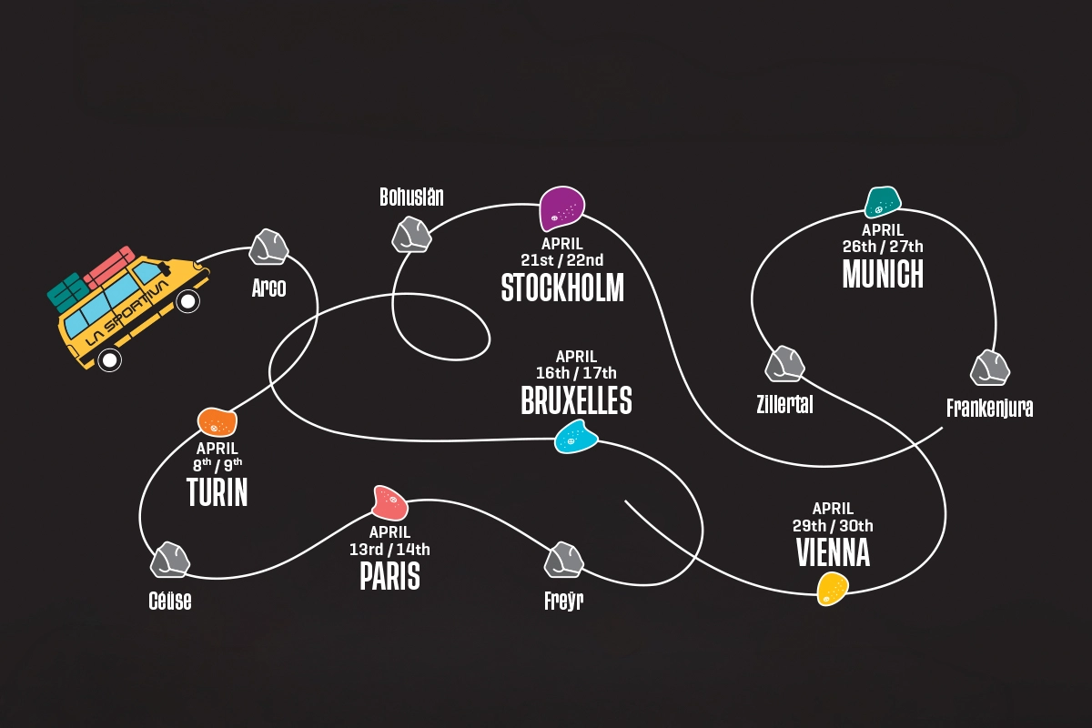Climb World Tour carte
