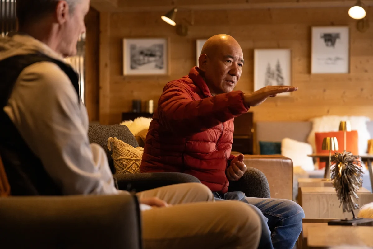 Mark Foley et Lobsang Phuntsok