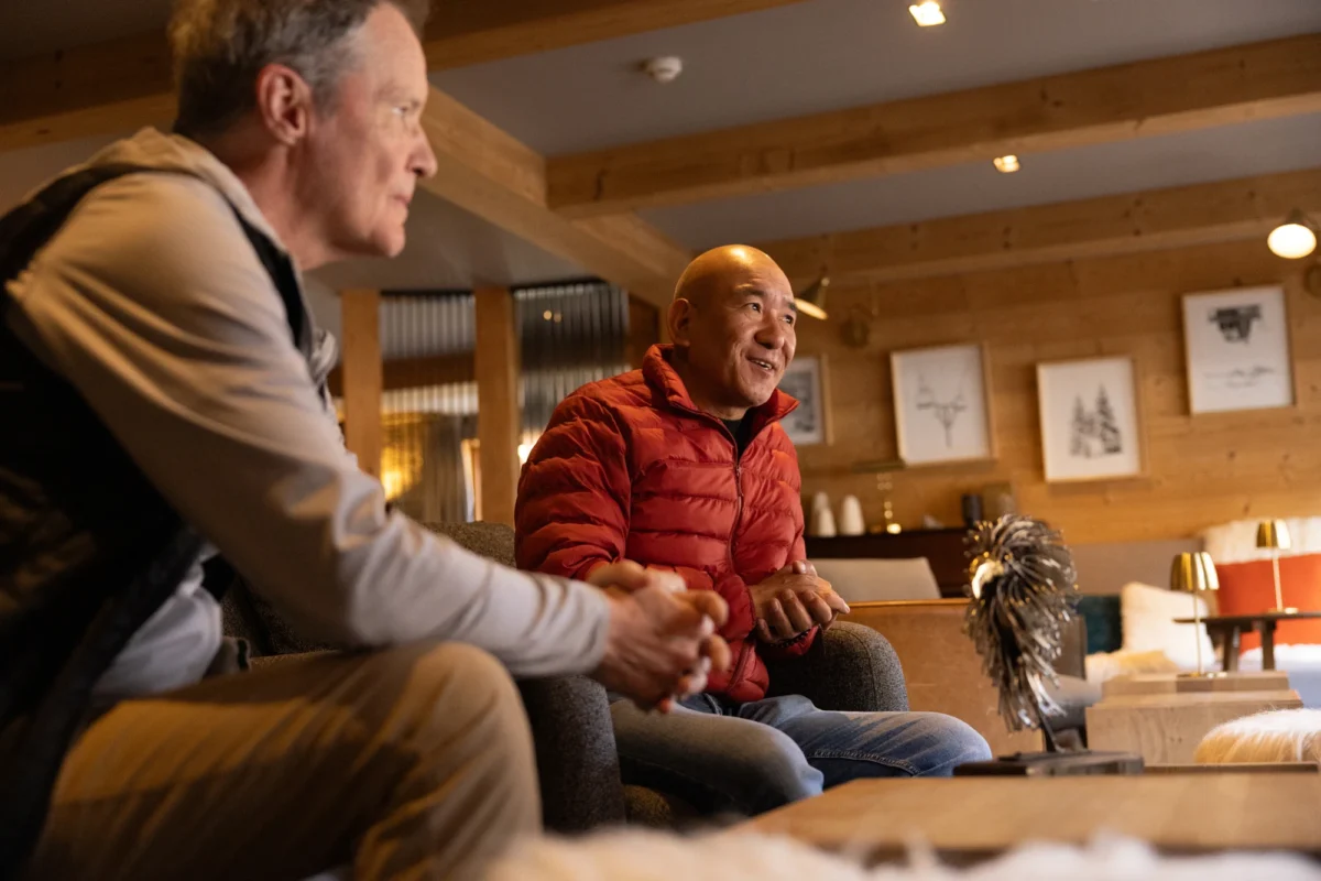 Mark Foley et Lobsang Phuntsok