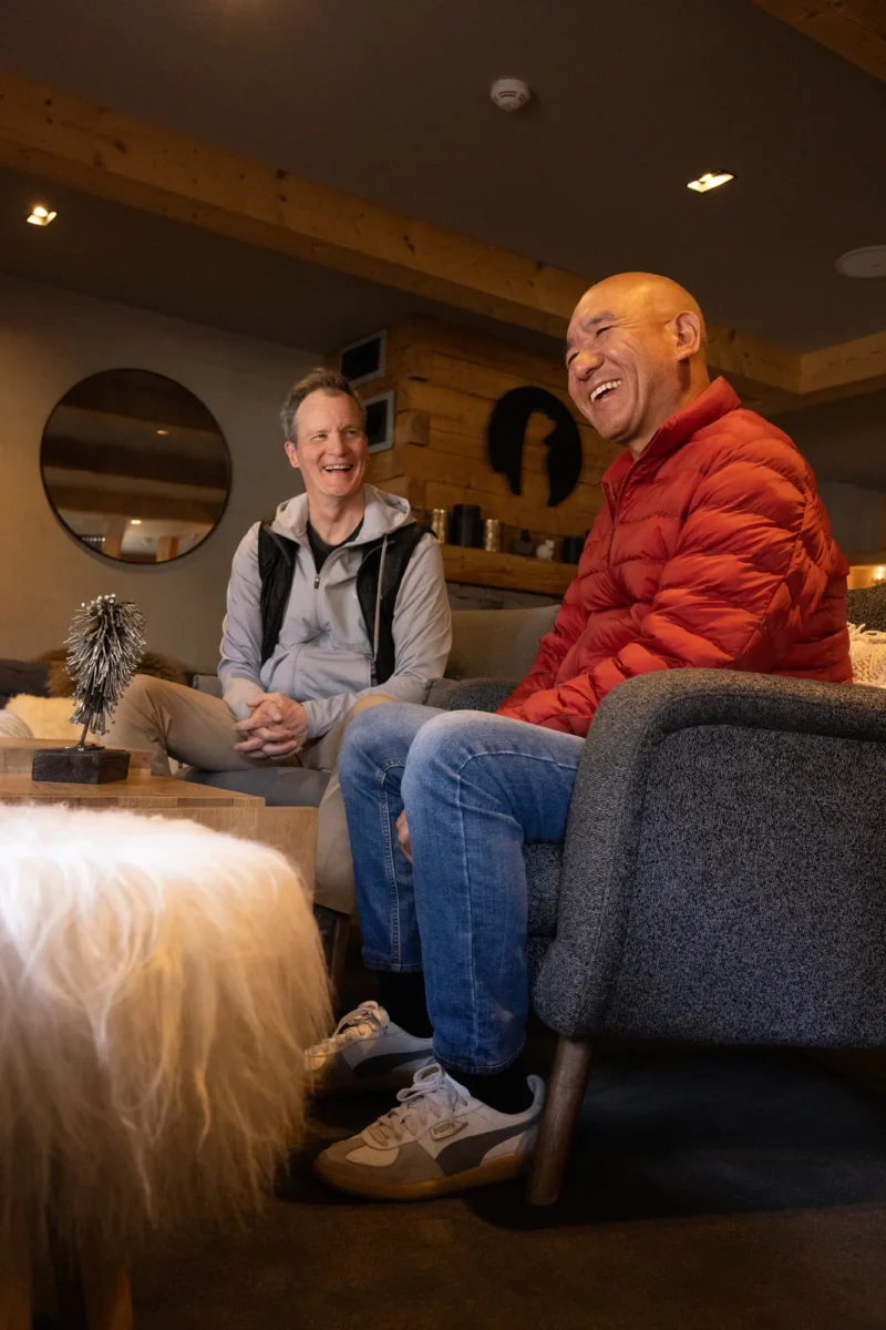 Mark Foley et Lobsang Phuntsok