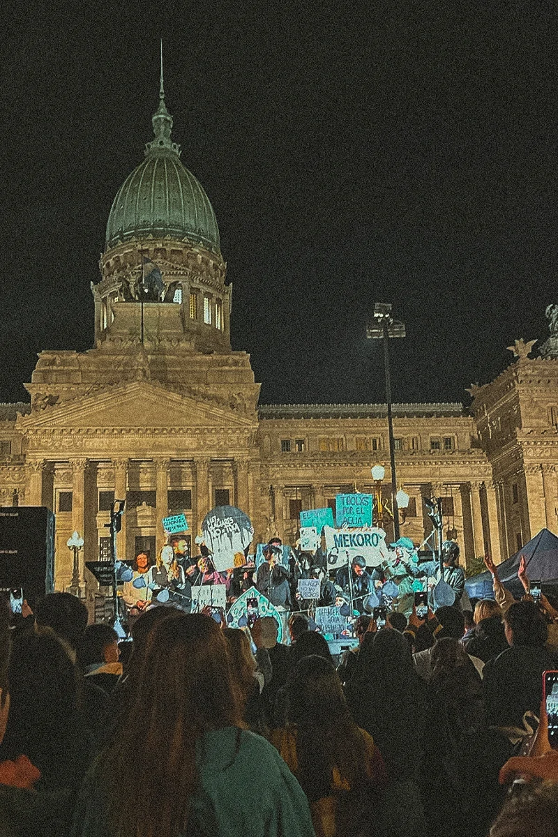 Manifestation Argentine Protection Glaciers
