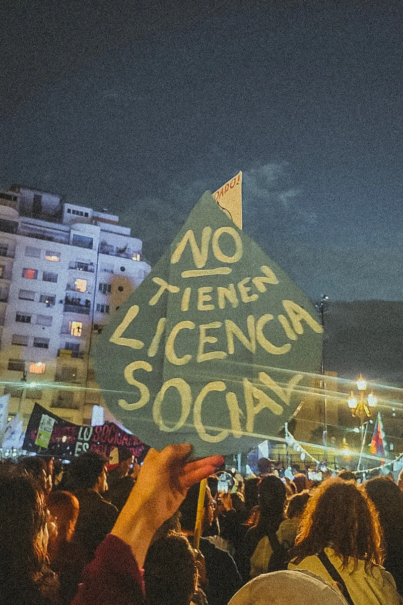 Manifestation Argentine Protection Glaciers