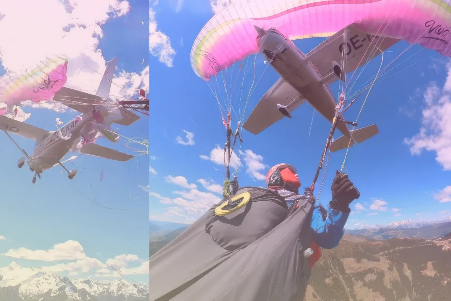 parapentiste percutée par un avion en Autriche