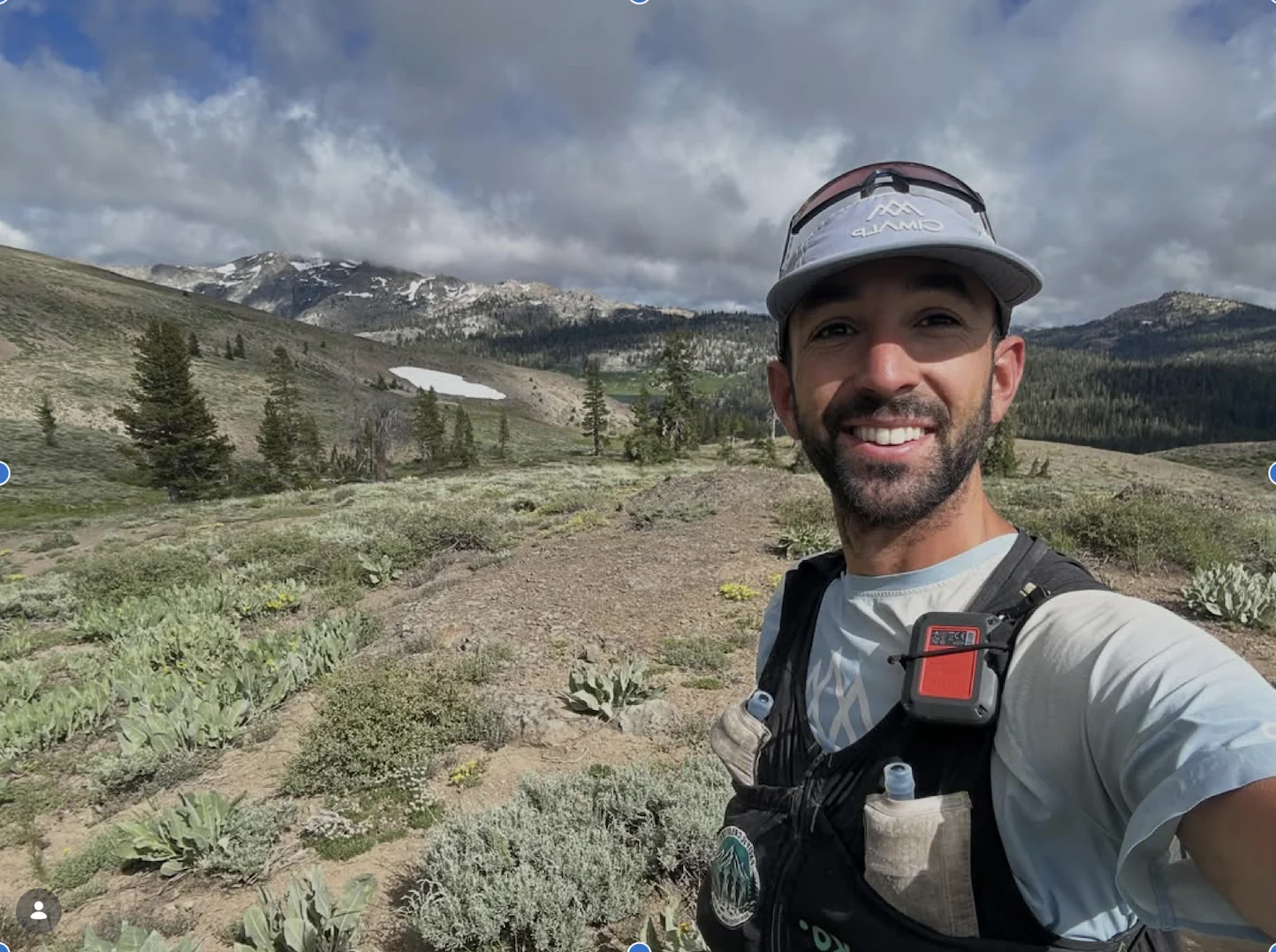 Aurélien Sanchez au 20e jour de sa tentative de record sur le Pacific Crest Trail