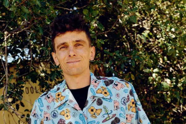 Vincent Bouillard, en Californie, dans la foulée de sa victoire sur la Western States 100