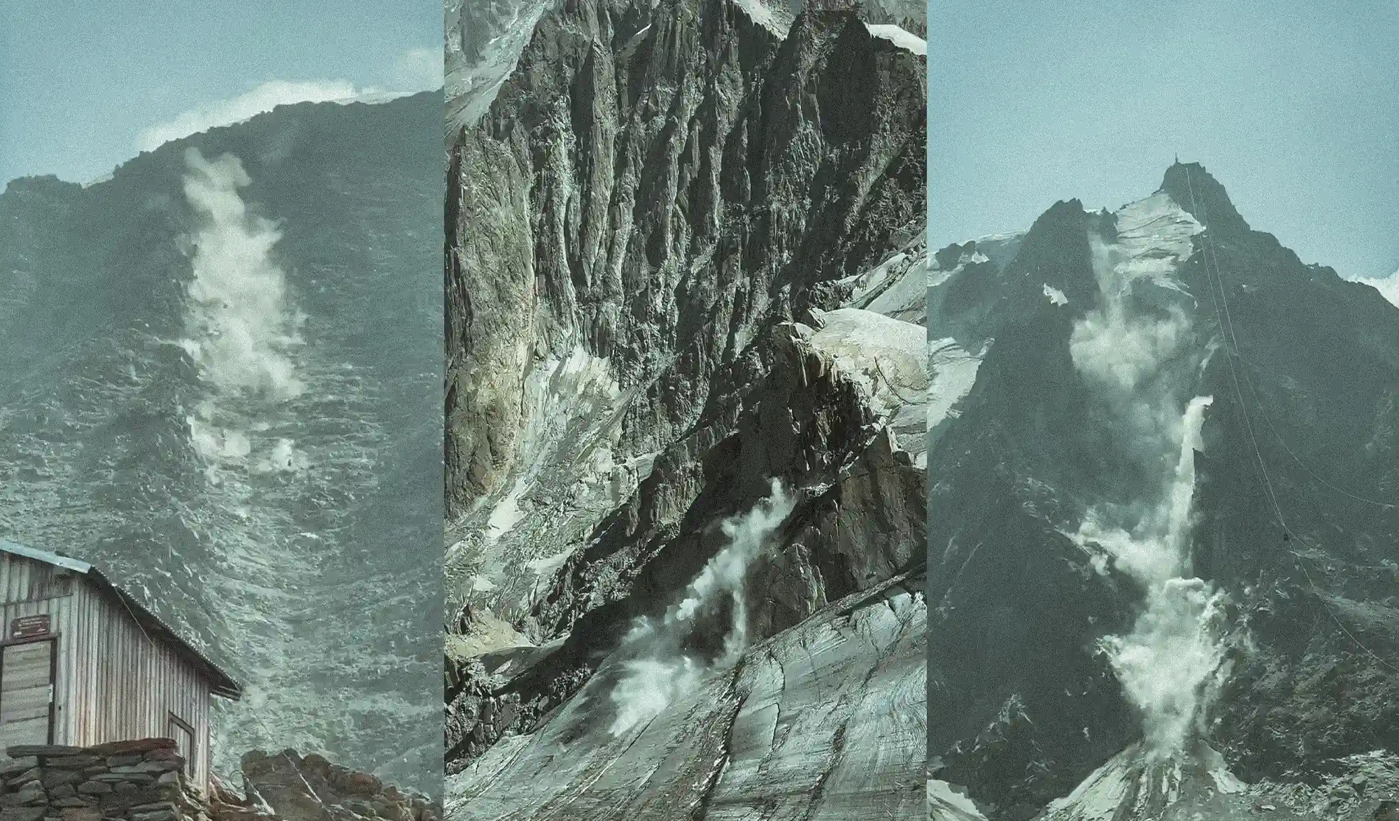 chutes de pierres Mont-Blanc 12 aout 2026