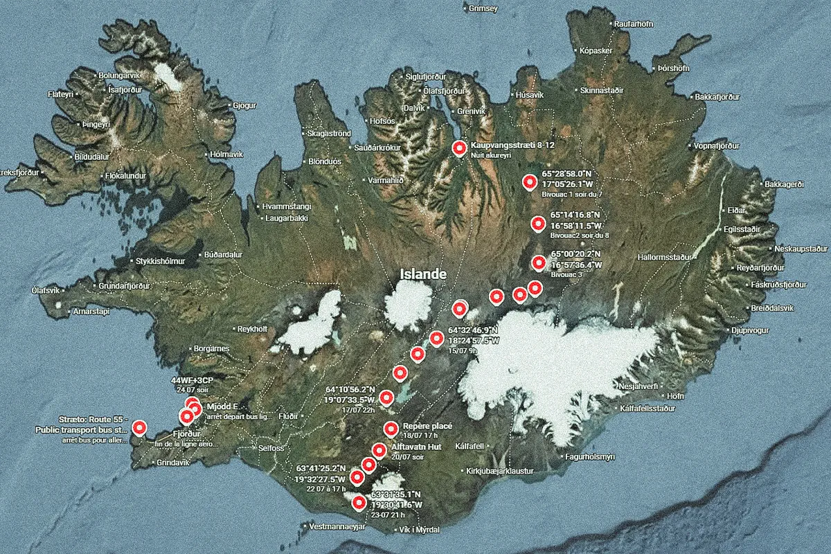 Félix Barrault traversée Islande à pied