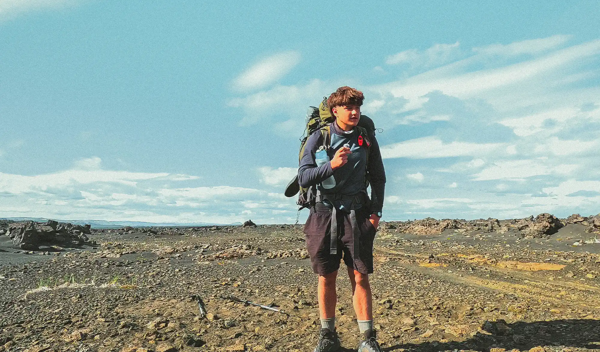 Félix Barrault traversée Islande à pied