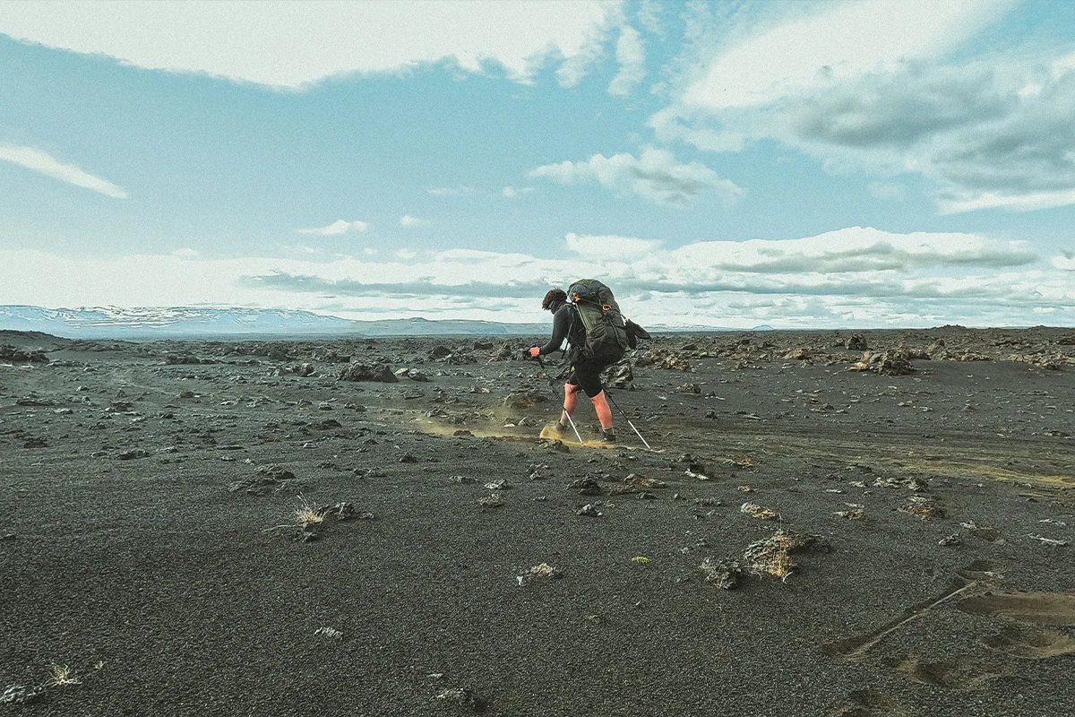 Félix Barrault traversée Islande à pied