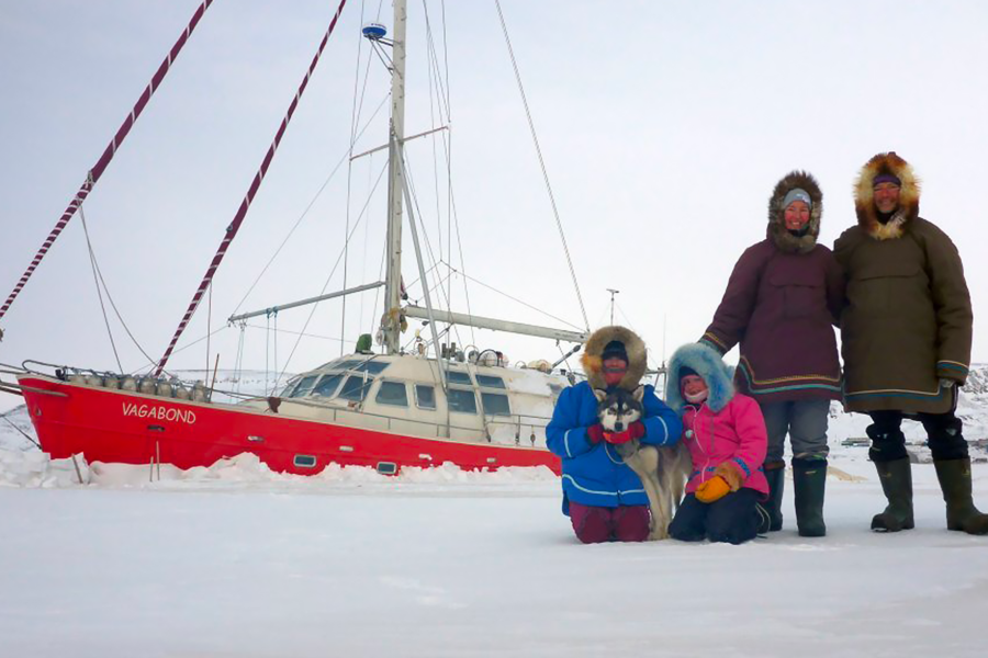 La famille du Vagabond, Baffin hivernage 2019 2020