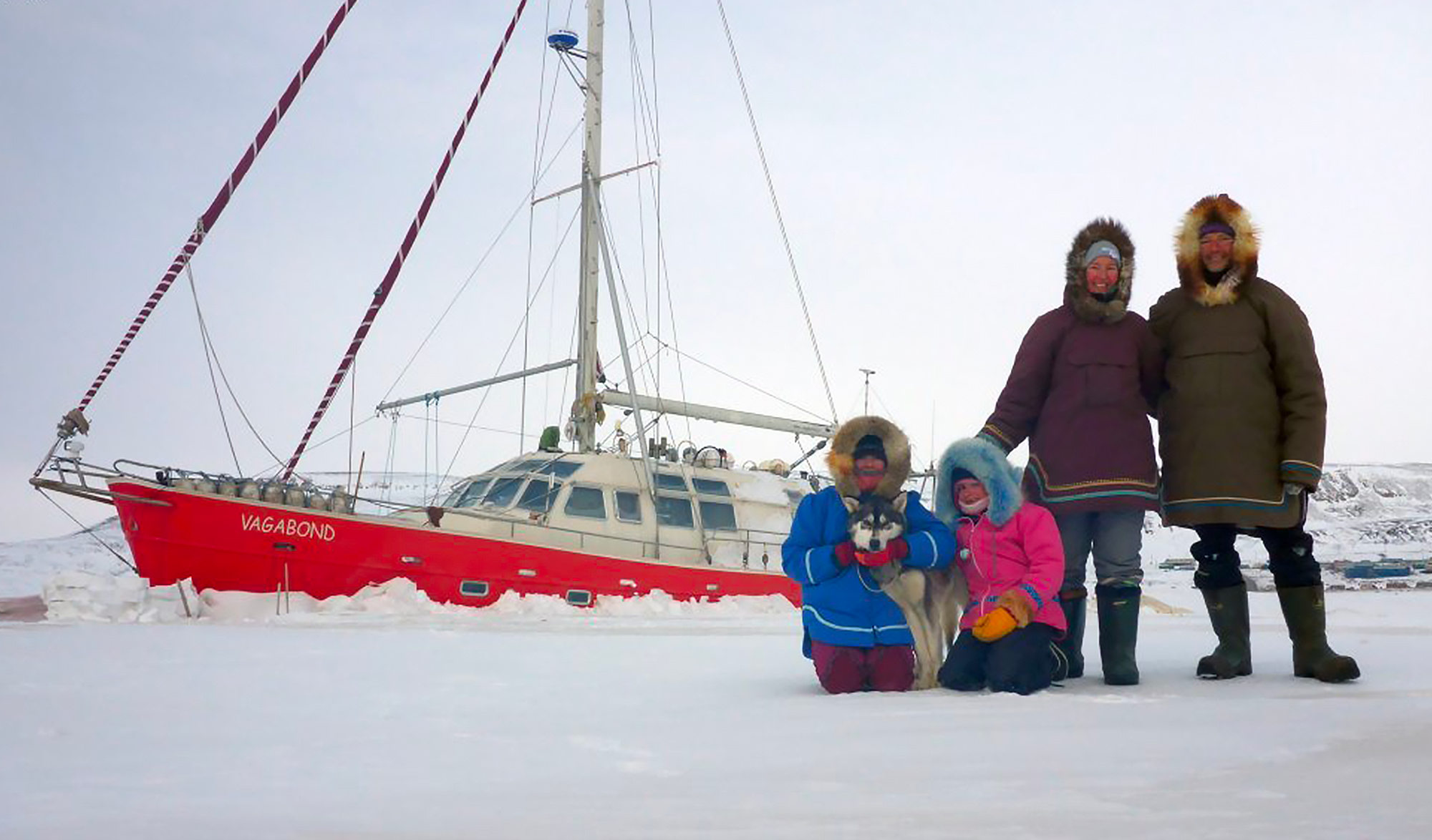 La famille du Vagabond, Baffin hivernage 2019 2020